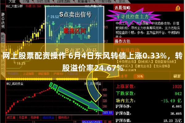 网上股票配资操作 6月4日东风转债上涨0.33%，转股溢价率24.67%